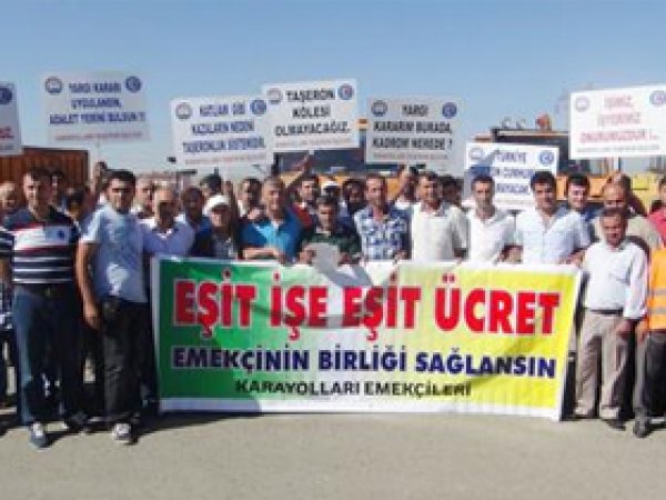 Batman'da 'Taşeron' Eylemi