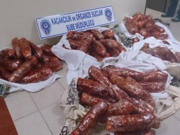 Batman'da 120 Kilogram Esrar Ele Geçirildi 