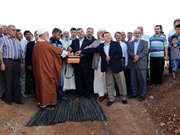 Halid Aydemir Camii'nin Temeli Atıldı 