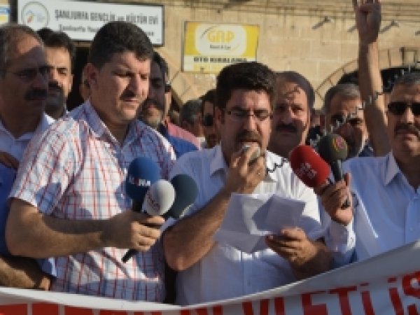 İsrail Saldırıları Şanlıurfa'da Protesto Edildi 