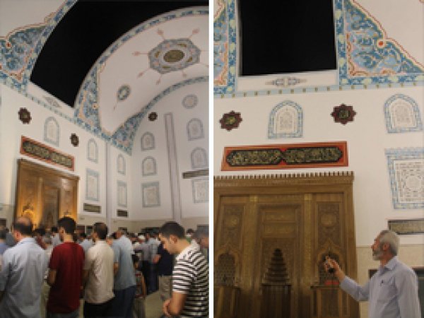 Üzeri Açılan Camiye Yoğun İlgi