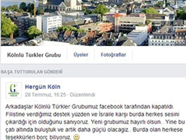 Facebook'tan Gazze'ye Desteğe Sansür