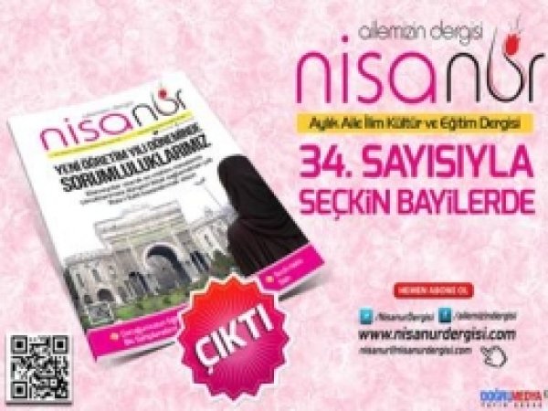 Nisanur Dergisi Eylül Sayısı Çıktı 
