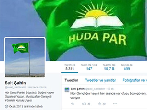 HÜDA PAR'lı gençlerden Sait Şahin'e jest