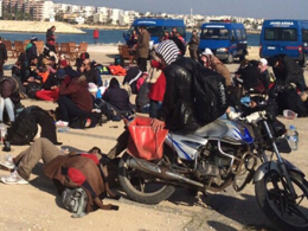 Mersin'de 140 kaçak göçmen yakalandı