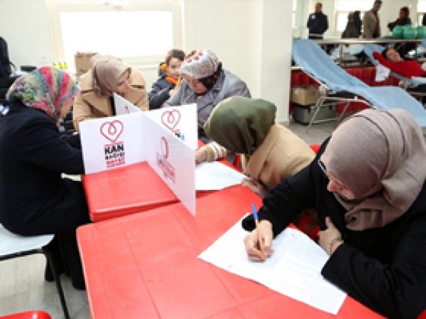 Kursiyerler Kan Bağışında Bulundu 