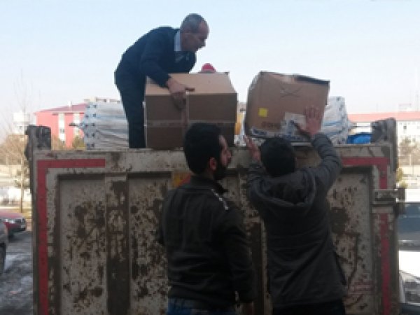 Bingöl’den Suriyeli Mültecilere  yardım 