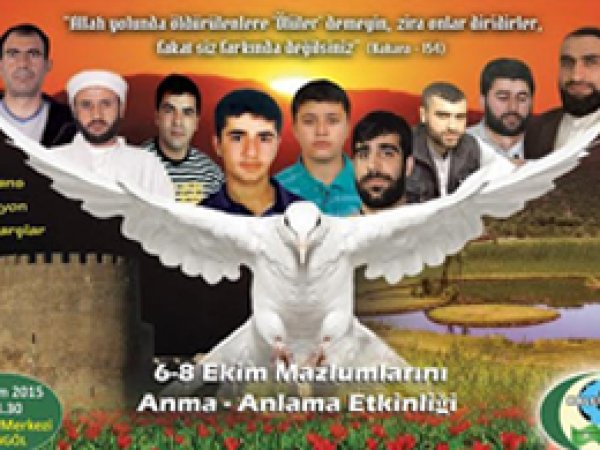 6-8 Ekim şehitleri Bingöl'de anılacak