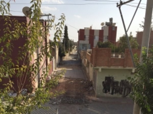 Nusaybin'de hendekler kapatılıyor 