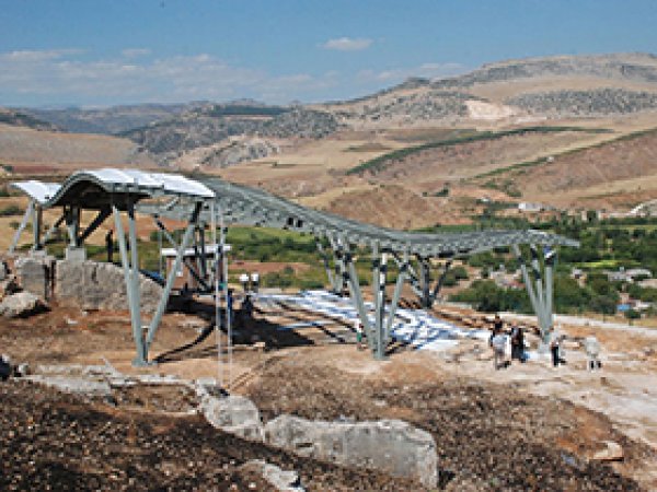 Perre'deki mozaikli yapıya koruma evi yapılıyor  