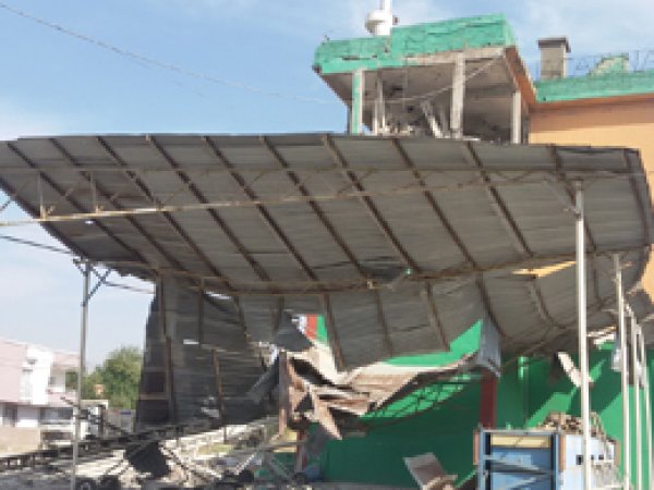 Cizre'de un fabrikasında patlama