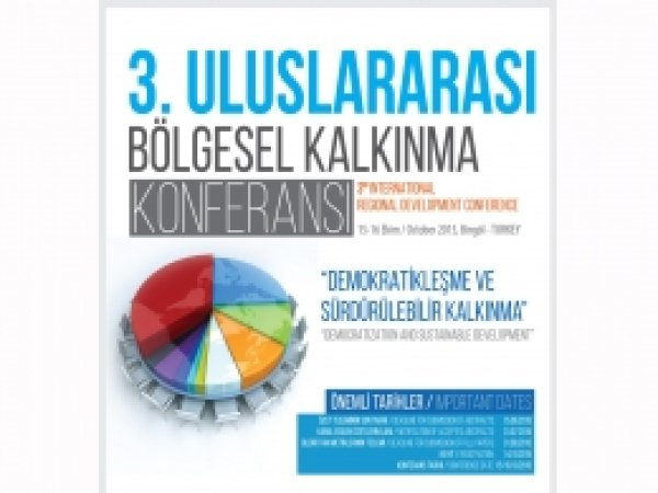 3. Bölgesel Kalkınma Konferansı Bingöl'de yapılacak