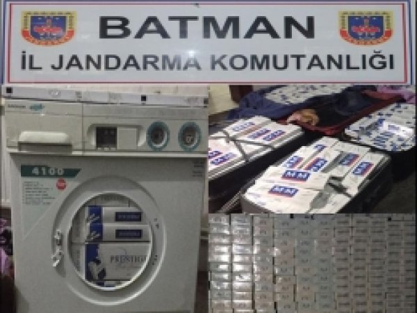 Batman'da kaçak sigara yakalandı