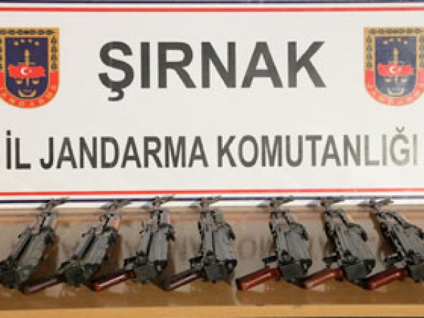 Şırnak'ta uzun namlulu silahlar yakalandı