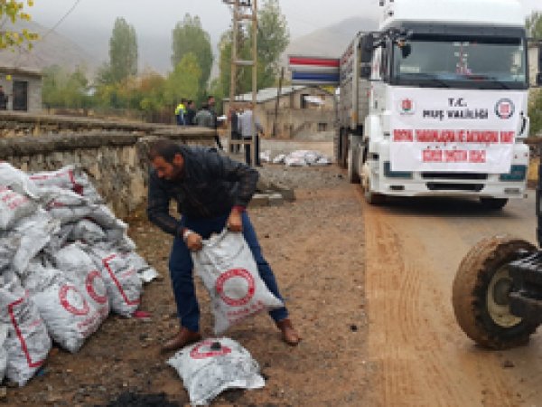 Muş'ta 35 bin ton kömür dağıtılacak