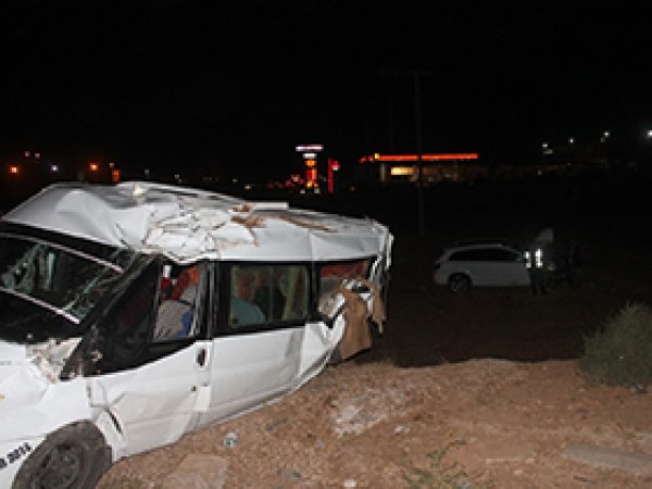 Mardin-Kızıltepe yolunda kaza: 2 yaralı