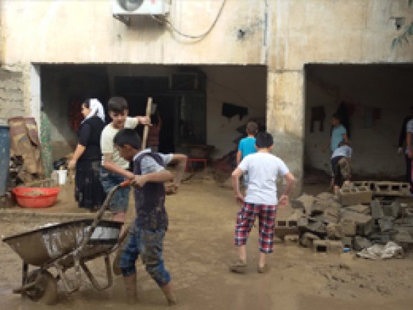 Cizre'de sel: 500 ev su altında kaldı