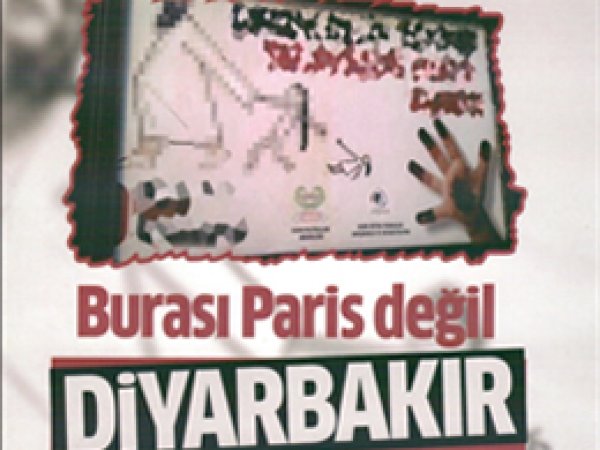 Küstah karikatüre broşürlü tepki