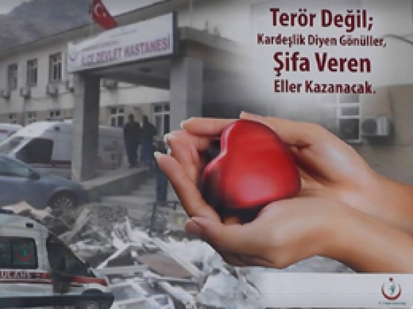 'Şifa veren ellere terör bulaşmasın'