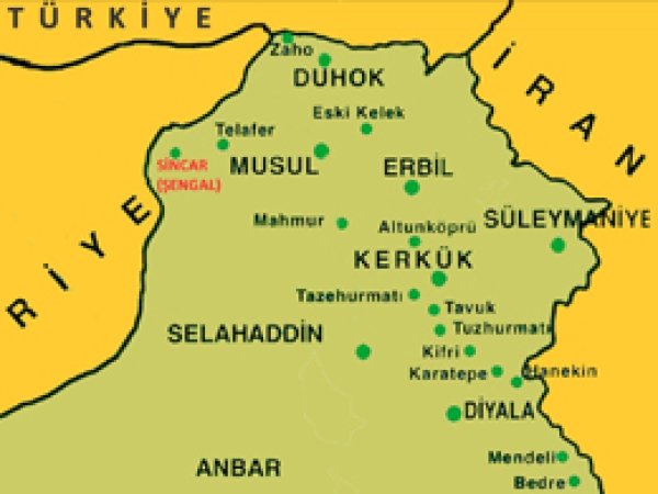 Şengal ket bin kontrola Pêşmerge