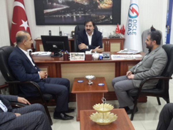 HÜDA PAR'dan Dicle EDAŞ'a ziyaret