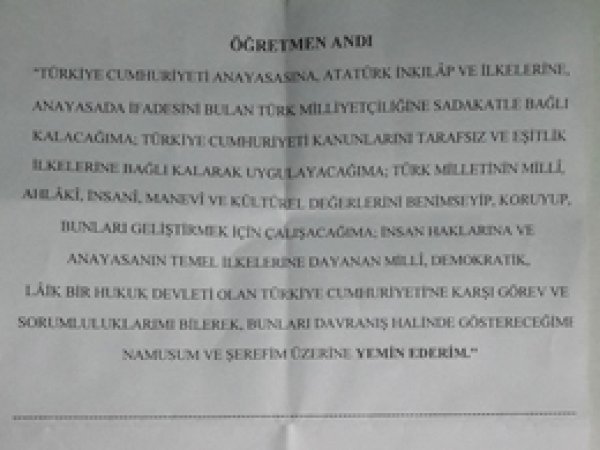Eğitimcilerden öğretmen andına tepki