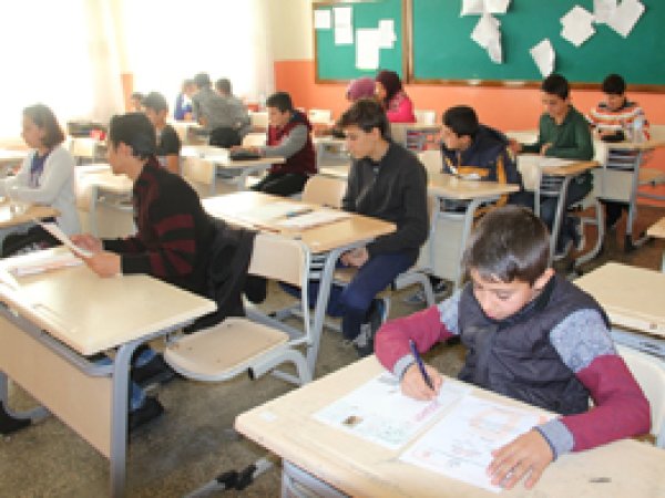 Midyat'ta TEOG heyecanı