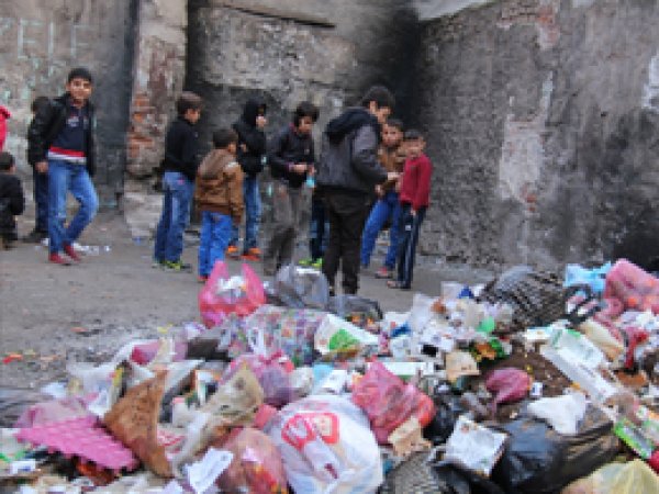 Sur'da toplanmayan çöpler hastalık saçıyor