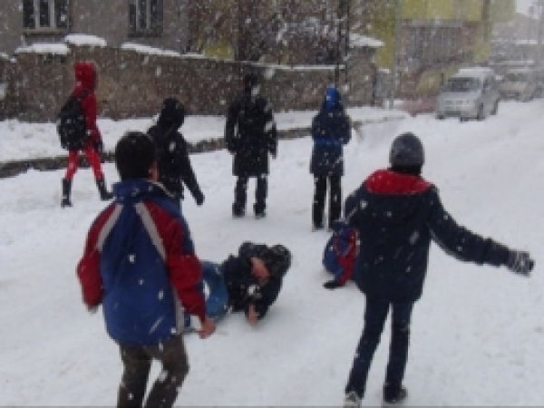Hakkâri'deki okullarda kar tatili  