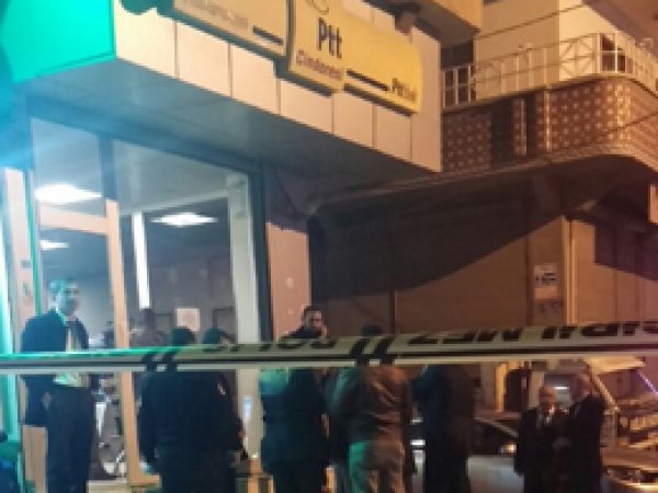 Antep'te PTT şubesinde silahlı soygun