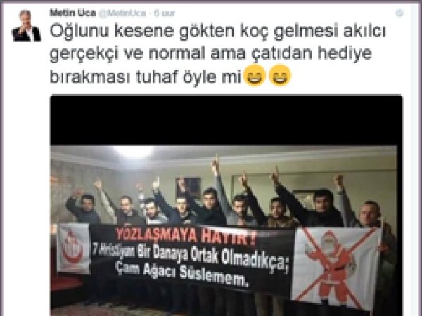 Metin Uca İslamiyetle dalga geçti