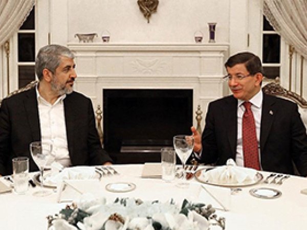 Başbakan Davutoğlu Halid Meşal ile görüştü