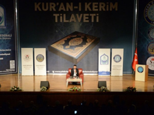 Bursa'da Kur'an tilaveti mest etti