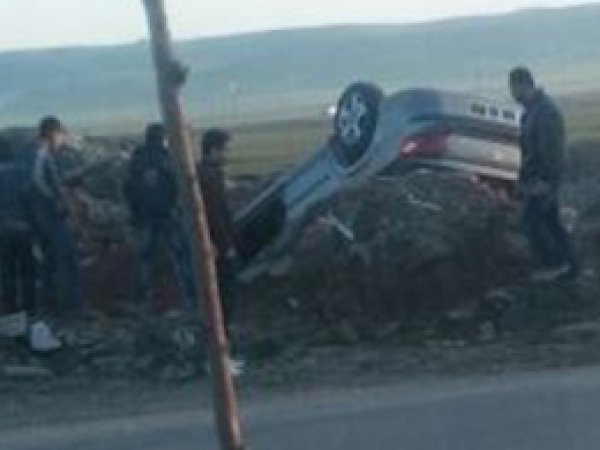 Batman'da otomobil takla attı: 5 yaralı