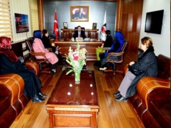 Kadın girişimcilerden Vali Aksoy'a ziyaret