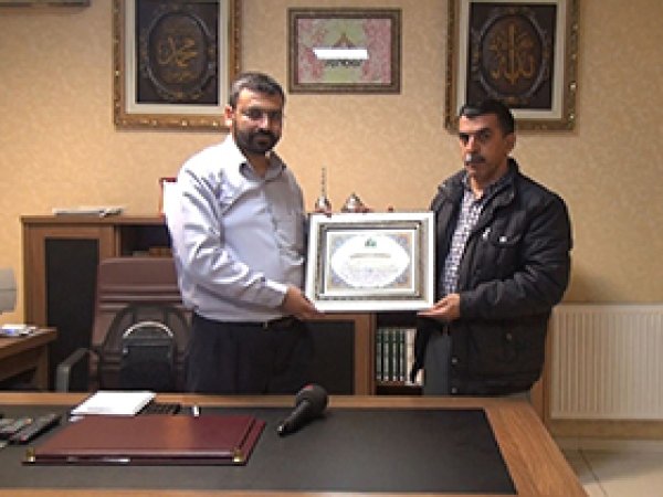 Rehber TV ve Çağrı FM'e teşekkür ziyareti