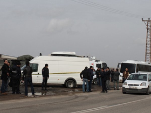 Suruç'ta bomba yüklü araç yakalandı