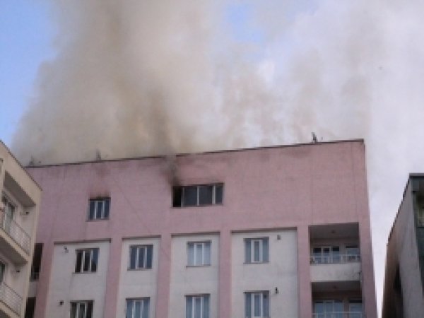 Van'da korkutan yangın