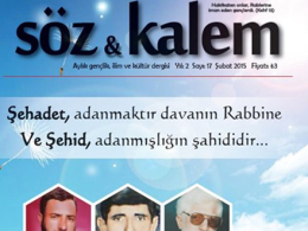 Söz&Kalem dergisinin Şubat sayısı çıktı