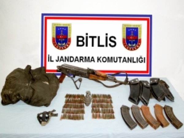 Bitlis kırsalında mühimmat bulundu 