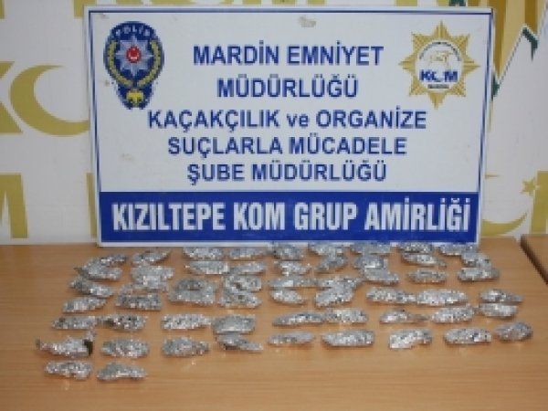 Mardin'de uyuşturucu maddesi ele geçirildi