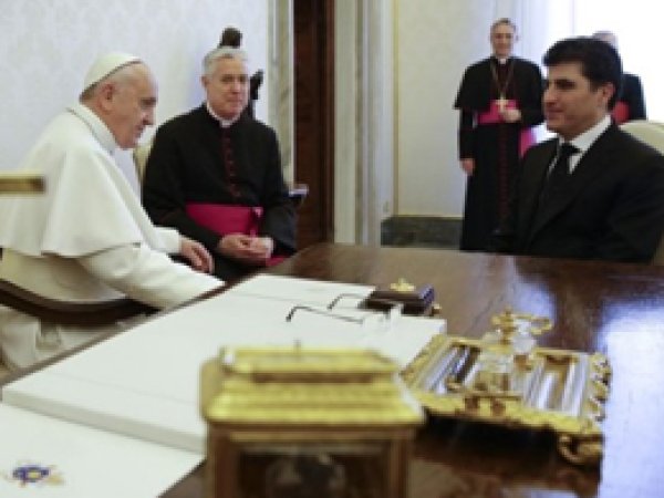 Neçirvan Barzani Vatikan'da