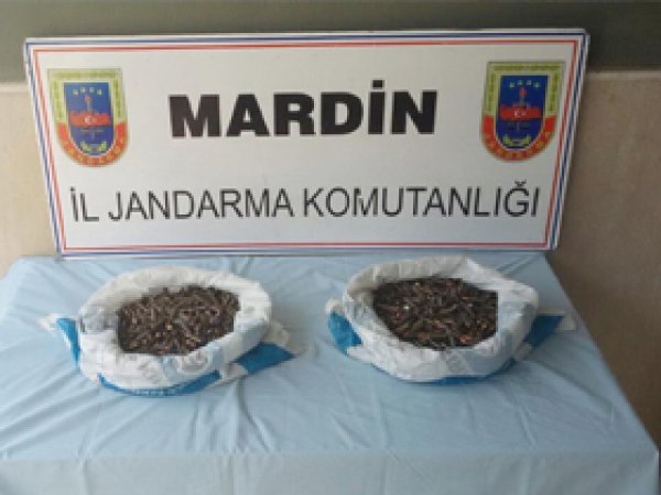 Mardin'de bir araçtan cephanelik çıktı