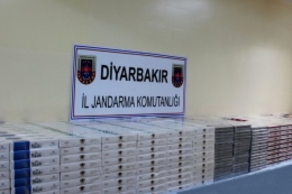 Diyarbakır’da kaçak sigara baskını 