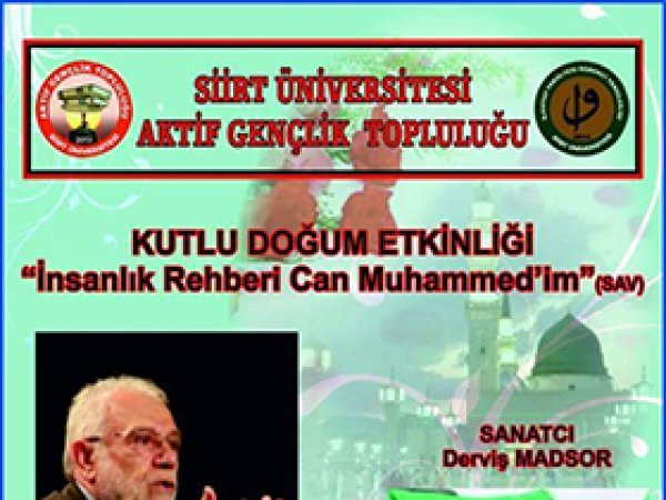 Siirt Üniversitesi'nde Kutlu Doğum hazırlığı