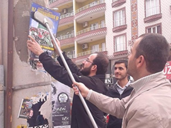 Kızıltepe kutlu doğum etkinliği hazırlığı  
