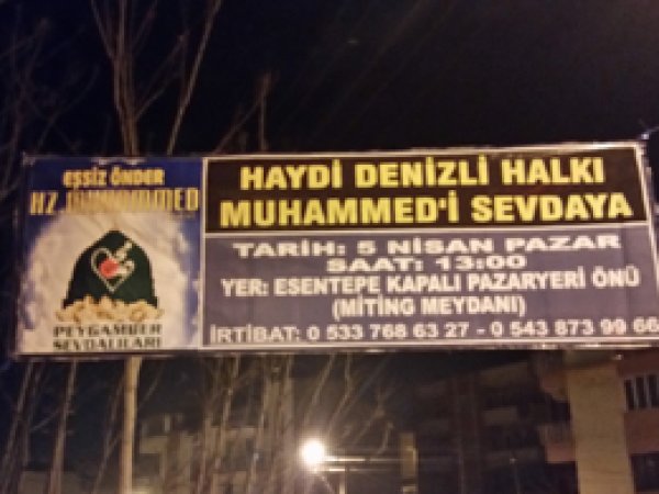 Denizliler Muhammedi sevdayla buluşacak