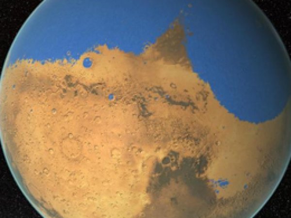 Mars'ta 150 milyar metreküp su