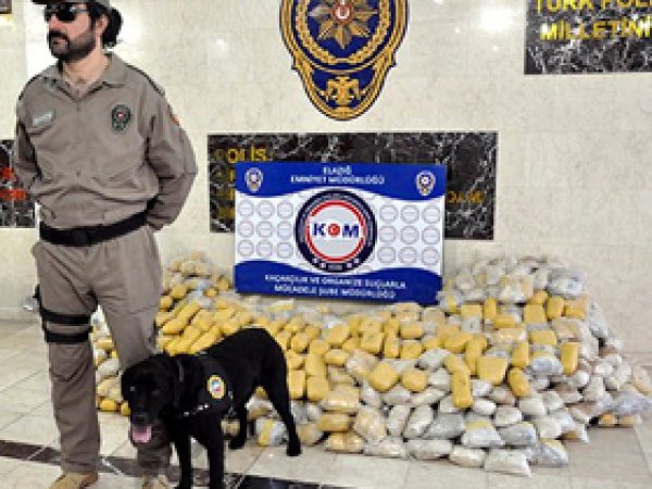 Elazığ'da 600 kilo eroin yakalandı