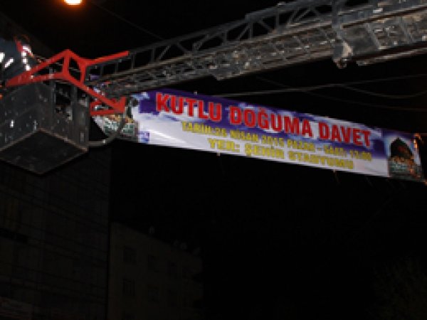 Siirt Kutlu Doğum etkinliğine hazırlanıyor